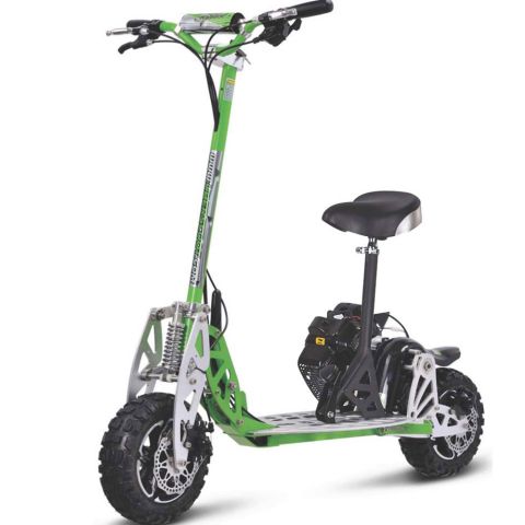 UberScoot 70x 2-Speed Gas Scooter Green