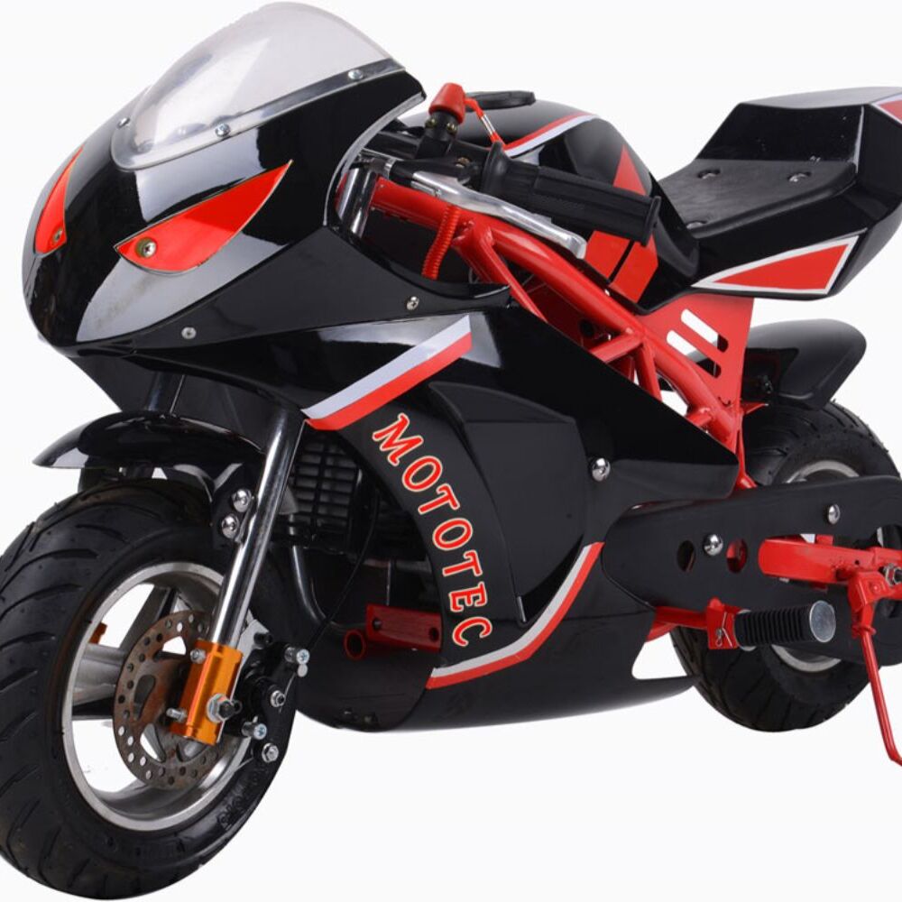 MotoTec Gas Pocket Bike GT 49cc 2-Stroke Red