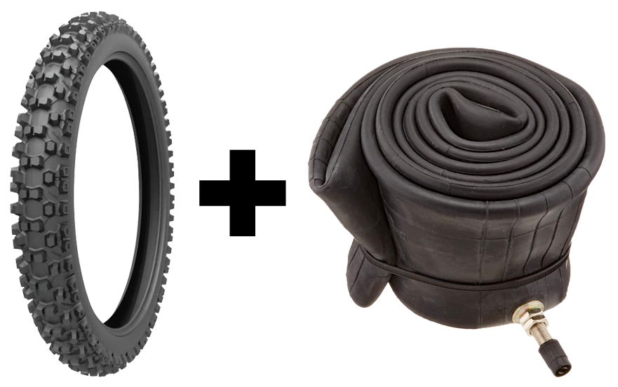 Tire + Inner Tube 80/100-21