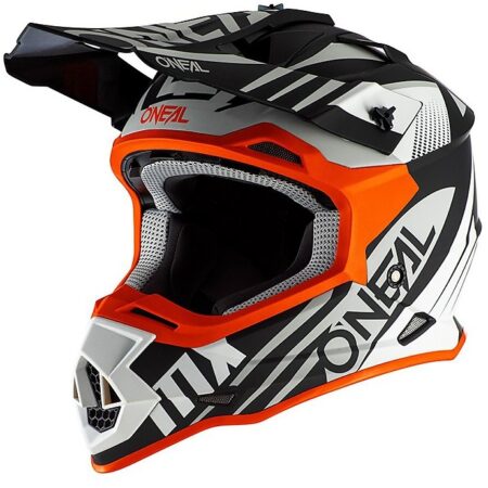 O'Neal 2 SRS Spyde Helmet White/Black/Orange