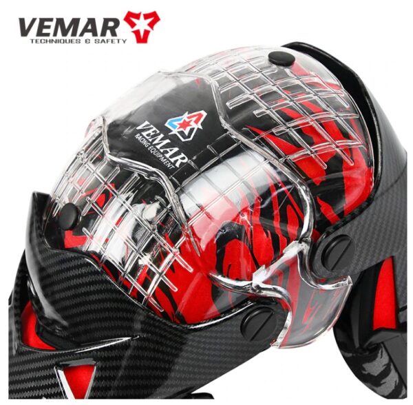 VEMAR E-18 Knee Guards Green - Image 4
