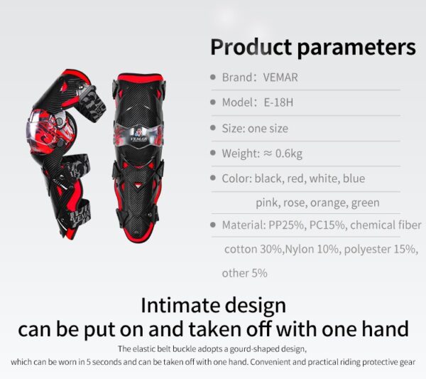 VEMAR E-18 Knee Guards Green - Image 7