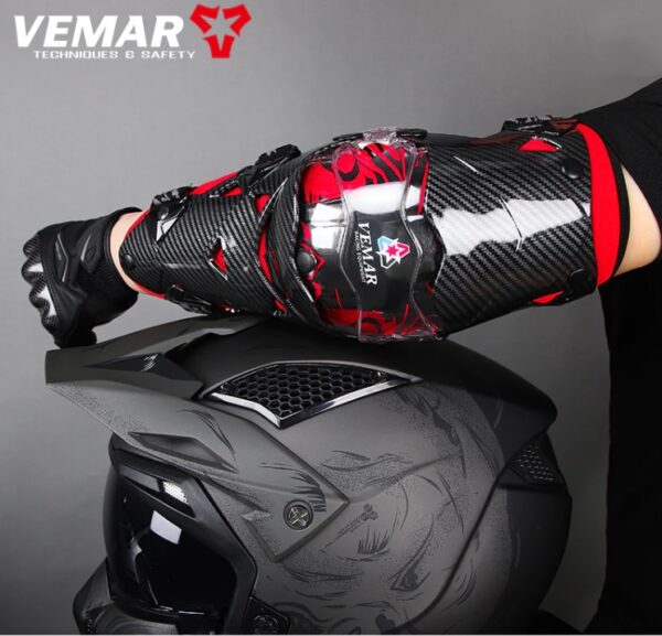 VEMAR E-18 Knee Guards Green - Image 8