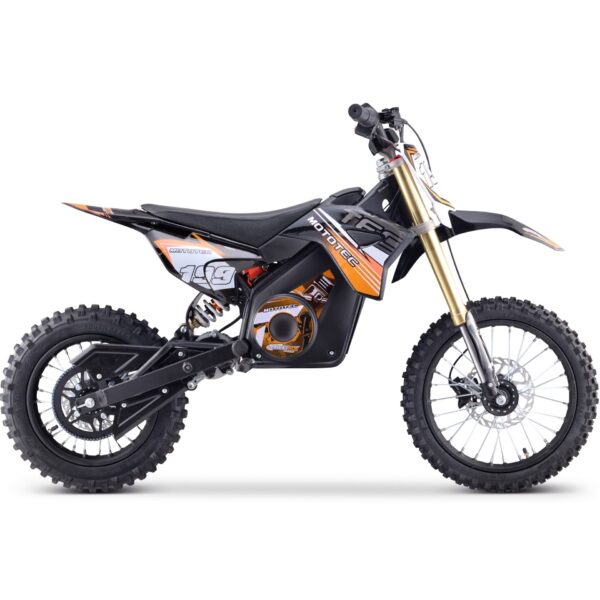 MT 48v Pro Electric Dirt Bike 1800w Lithium Orange - Image 4
