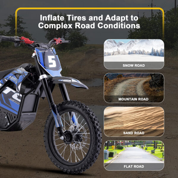 MotoTec 60v Pro Electric Dirt Bike 2000w - Image 3