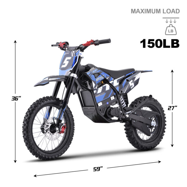 MotoTec 60v Pro Electric Dirt Bike 2000w - Image 4