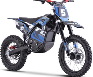 MotoTec 60v Pro Electric Dirt Bike 2000w – Blue