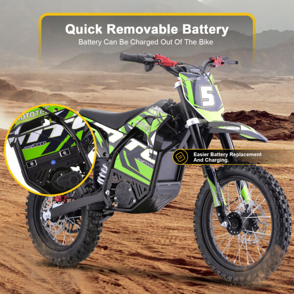 MotoTec 60v Pro Electric Dirt Bike 2000w - Image 21