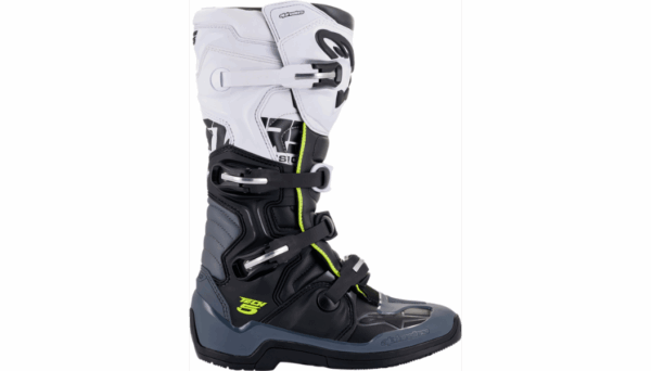 Alpinestars Tech 5 Boots Black/Dark Grey/White - Image 4