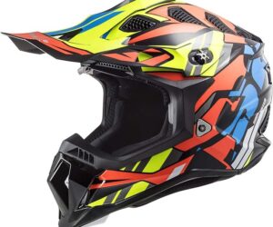 Subverter Evo Rascal Full Face MX Helmet – Gloss Black / Fluo Orange