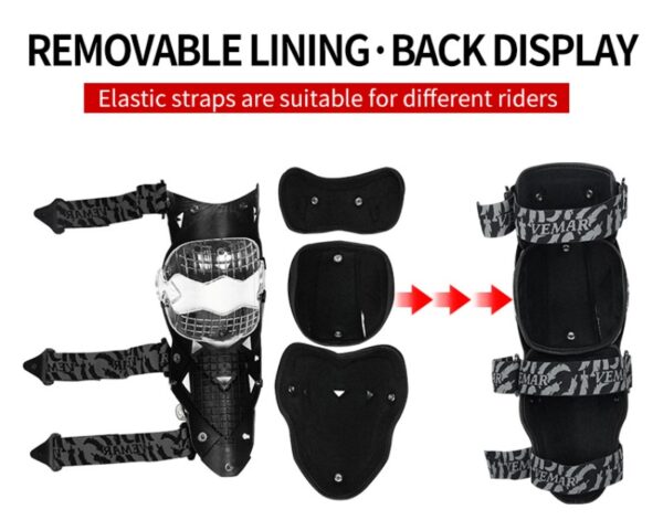 VEMAR E-18 Knee Guards Green - Image 12